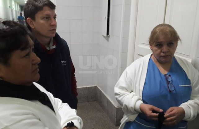 Nilda Aragón jefa de enfermeras del hospital Cullen