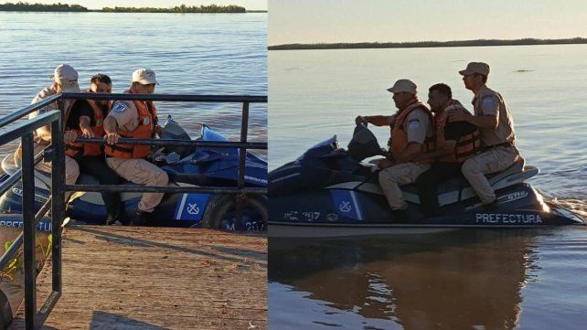 Rescataron a dos pescadores tras hundirse su embarcación en el río Paraná