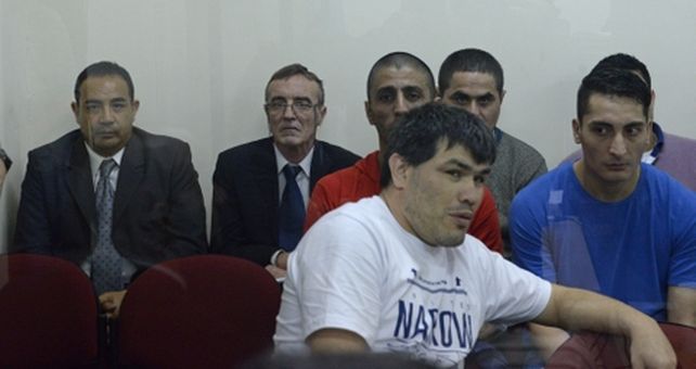 acusados. Hugo Tognoli (izq) fue juzgado junto con otras 23 personas