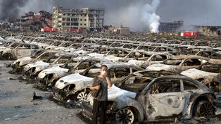 Otra explosión sacudió la ciudad portuaria de Tianjin, en China
