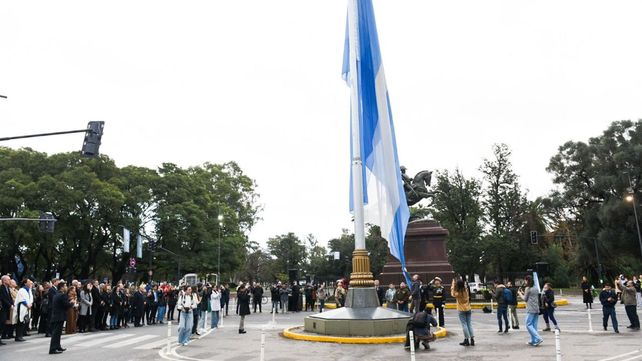El acto se realizó esta mañana en el parque Independencia.