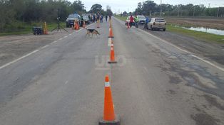 Ruta 11: se restablece el tránsito tras el desborde del arroyo Los Padres