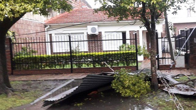 El frente de tormenta advertido con un alerta para Entre Ríos desde el SMN también afectó a la localidad de Seguí&nbsp;