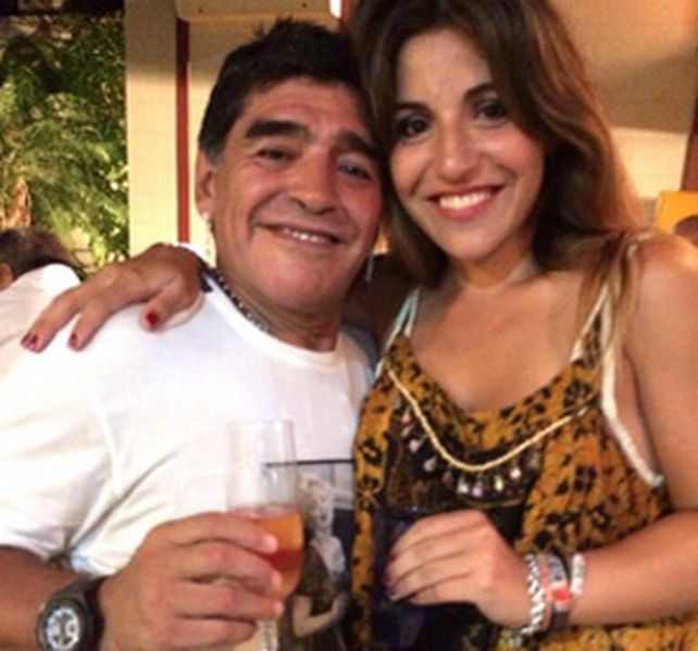 Diego y Gianinna juntos en año nuevo