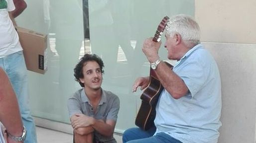 El gesto de Orlando Vera Cruz que le puso alegría a la Peatonal