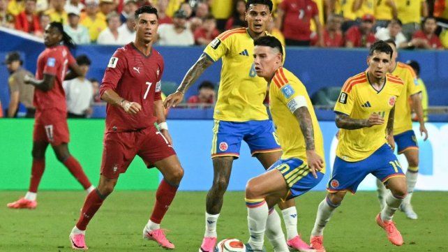 Colombia igualó ante Portugal y se quedó con la primera posición en el Grupo K