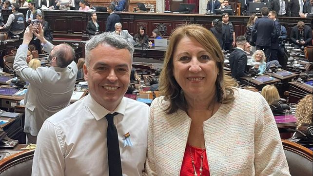 Los diputados socialistas Mónica Fein y Esteban Paulón Los diputados socialistas Mónica Fein y Esteban Paulón