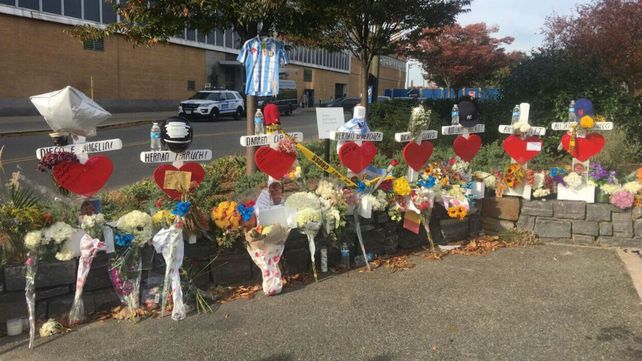El memorial para los argentinos víctimas del terrorismo en Nueva York.