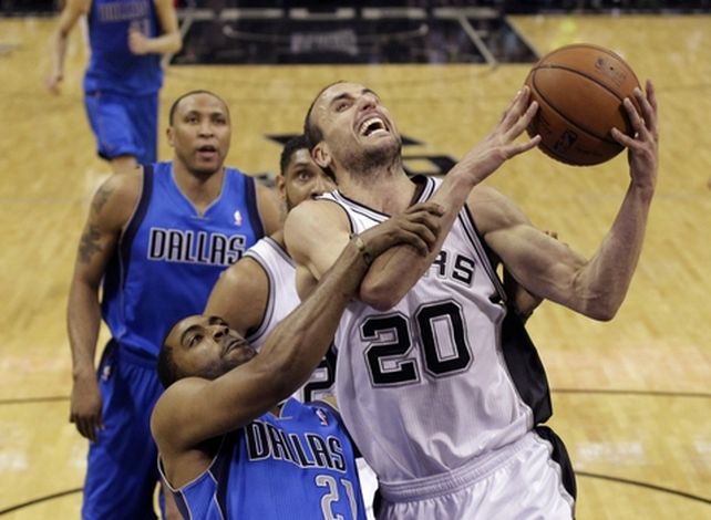 Con 20 tantos de Ginóbili, los Spurs fulminaron a Dallas