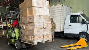 La semana pasada llegaron a Rosario 10 mil kilos de leche de los alimentos que estaban almacenados en galpones del Ministerio de Capital Humano.&nbsp;