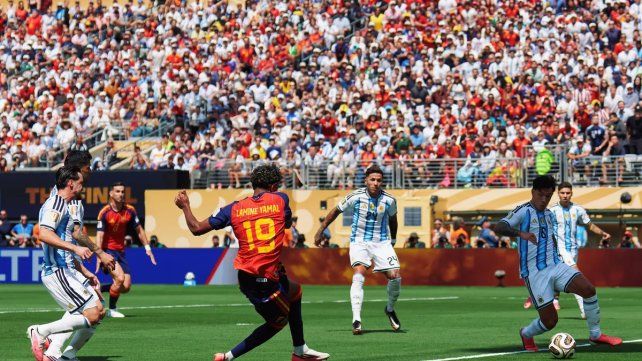 El minuto a minuto del partido entre Argentina y España