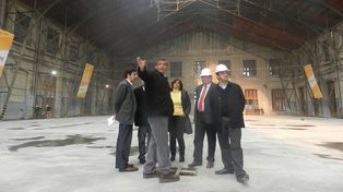 Avanzan las obras en la parte central de la Estación Belgrano
