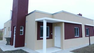 El modelo de casa que está entregando el IAPV en la provincia.&nbsp;