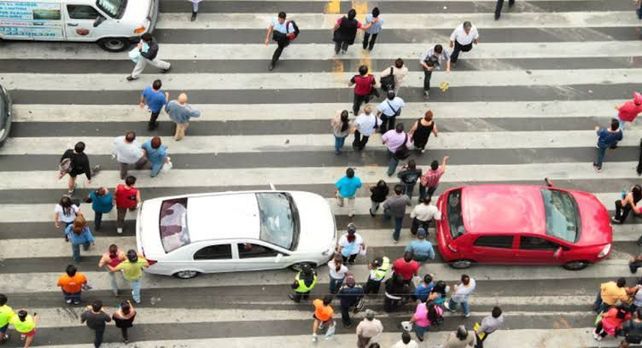 En Argentina el 21 por ciento de las víctimas fatales son peatones