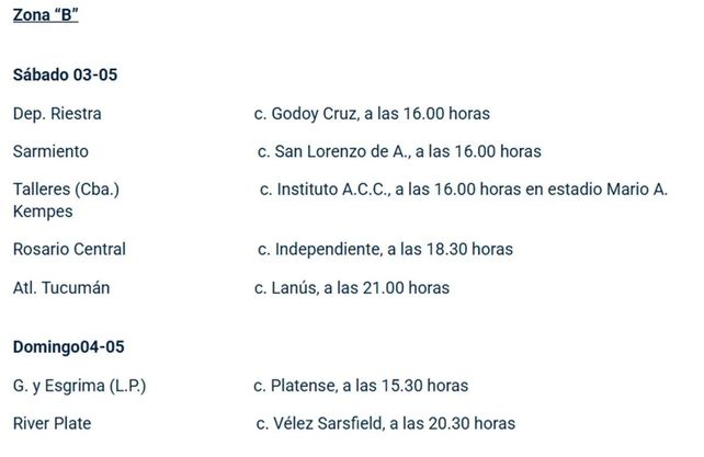 Torneo Apertura: todos los días y los horarios de los partidos de la última fecha