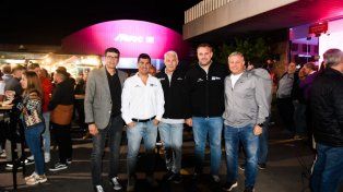 Felipe Seia (grupo Quijada), Federico Punteri (TCR), Felipe Mc Gough e hijo y Marcelo Díaz (Paladini).