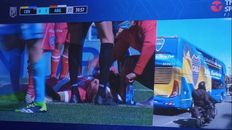 Así se vio durante varios tramos el partido entre Central y Argentinos. (Captura de TV) Así se vio durante varios tramos el partido entre Central y Argentinos. (Captura de TV)