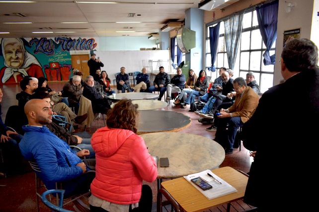 Encuentro. La reunión de la multisectorial se realizó ayer en el Centro Cultural La Toma.