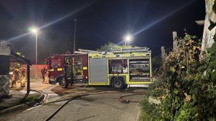 El incendio se registró en una vivienda de Paraná.