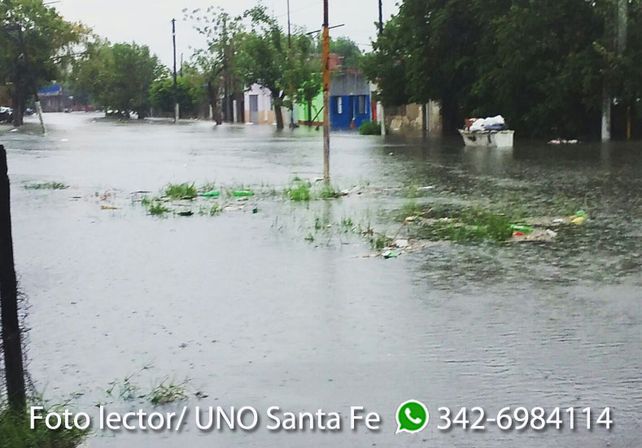 Así está barrio Alfonso en la esquina de Mosconi y Moreno. Gentileza: Carlos