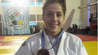 Agustina De Lucía, la judoca rosarina.