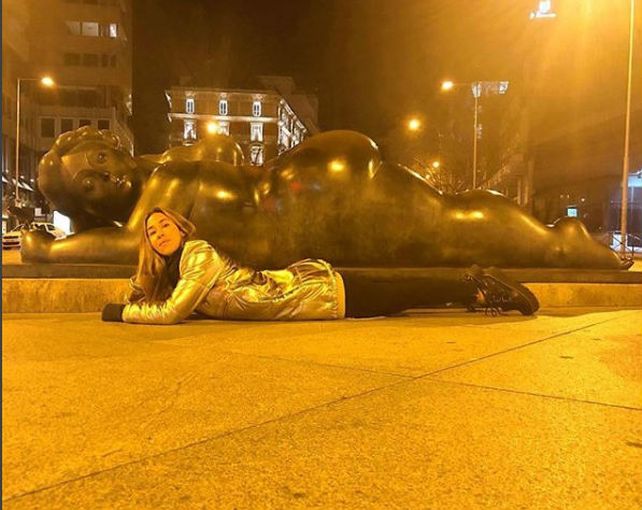 Jimena Barón subió a Instagram una foto suya en Madrid.&nbsp;