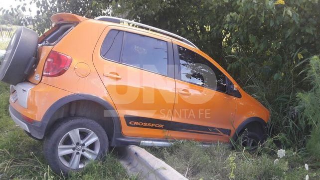 Siguió de largo y terminó en una zanja