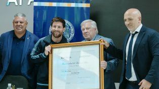 La UBA le entregó a Messi el título de Doctor Honoris Causa