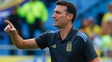 Lionel Scaloni, DT de la selección argentina. Lionel Scaloni, DT de la selección argentina.