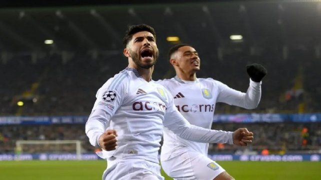 Aston Villa ganó en su visita al Brujas.