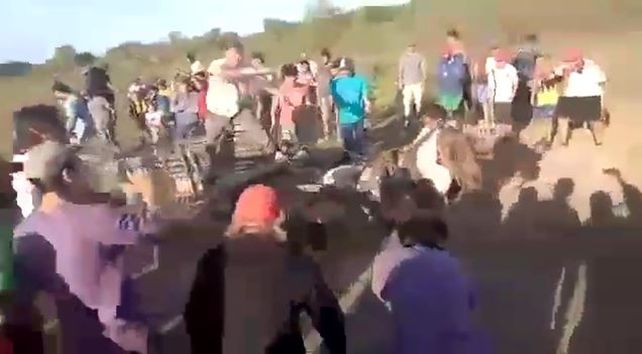 Imágenes que trascendieron en la audiencia realizada en el Centro de Justicia Penal (CJP).