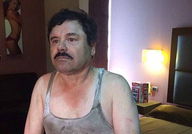 Las primeras imágenes del Chapo Guzmán detenido