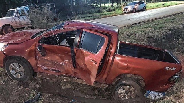 Un violento accidente en Chajarí dejó una bebé con heridas.