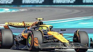 El piloto inglés conquistó este domingo el Gran Premio de Miami con el McLaren.