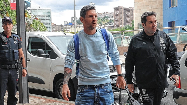 Messi y la mayoría de los seleccionados ya están en Bilbao
