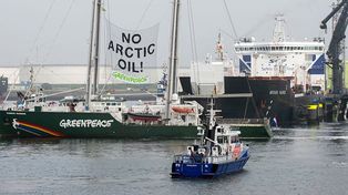 Detienen a una activista argentina de Greenpeace en una protesta en Holanda