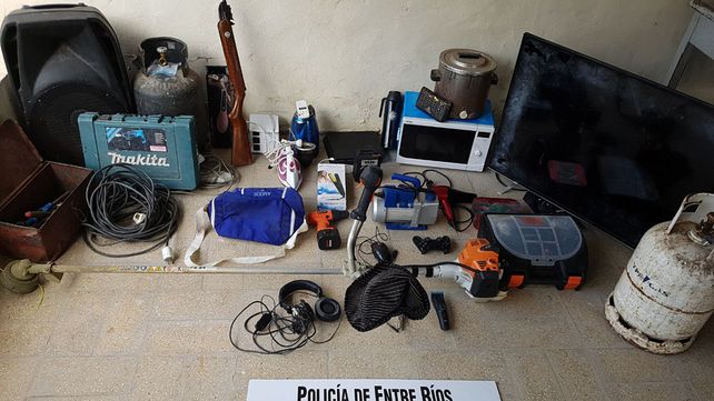 Recuperado. Todo lo robado estaba en la casa de un vecino de la víctima.