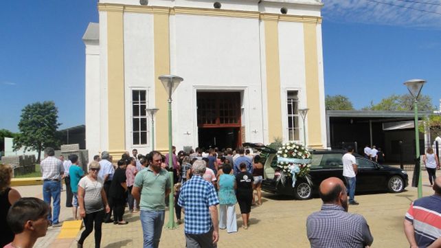 El pueblo de Villa del Rosario despidió los restos de Baldezari