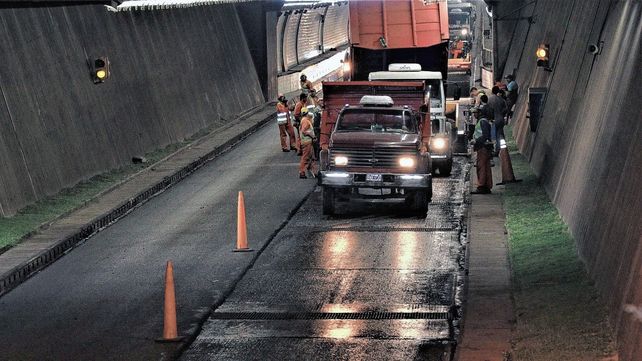 Siguen trabajando en el Túnel Subfluvial por el ingreso de agua
