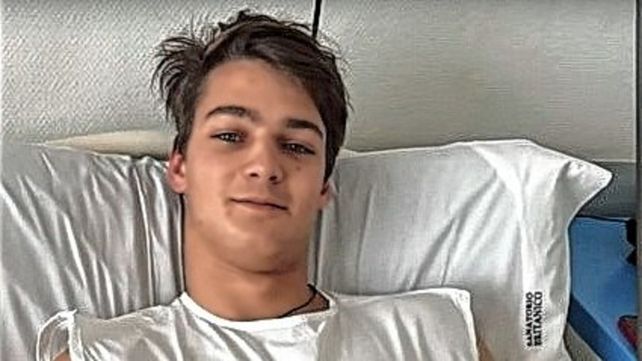 Tiziano Gravier estuvo un día internado en Rosario