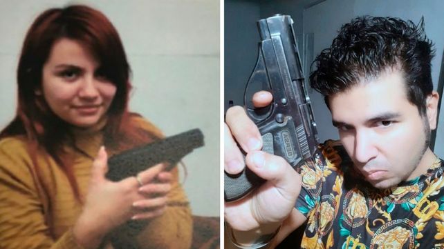 Fernando Sabag Montiel y Brenda Uliarte