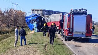 Ruta nacional 34: un camionero quedó internado en grave estado tras el choque múltiple