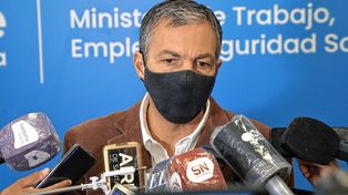 El ministro de Trabajo, Empleo y Seguridad Social, Juan Manuel Pusineri