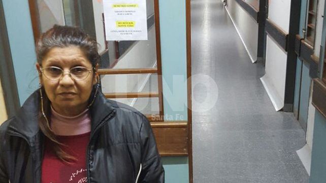 Mortificada. María del Carmen