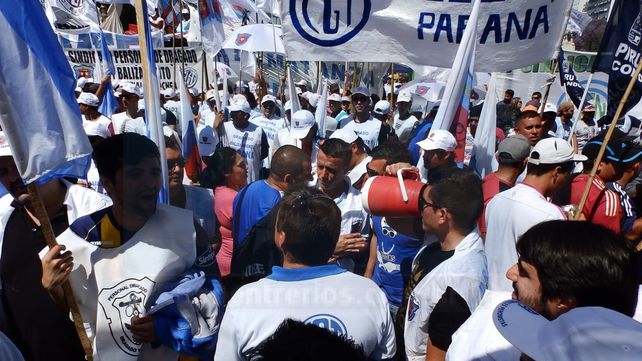 Marcha. La CGT Paraná