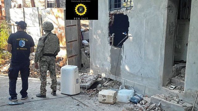 Descubrieron un bunker reforzado para la venta de cocaína