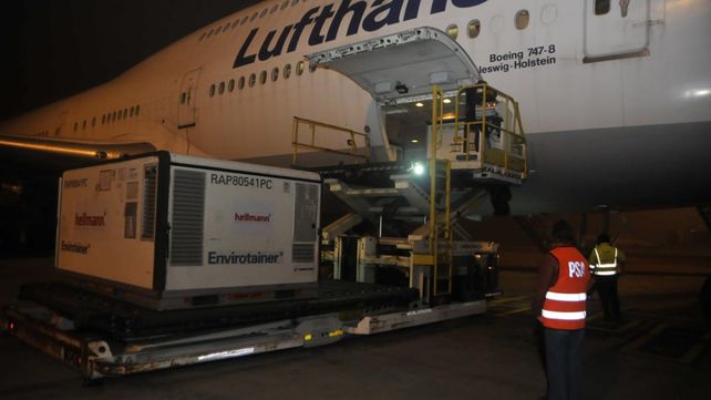 En la semana llegaron al aeropuerto de Ezeiza 2