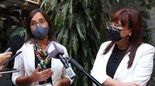 Adopción. La directora del Registro, Magdalena Galli Fiant, y la ministra de Gobierno, Celia Arena, dieron detalles.
