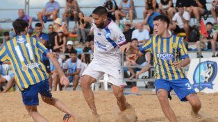 Argentino se coronó campeón de fútbol playa ante Central en La Florida.