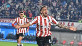 Mauro Méndez anotó dos goles para el triunfo de Estudiantes.